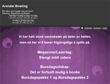 Tablet Screenshot of bowlinga.no